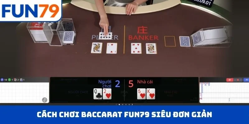 Cách chơi Baccarat FUN79 siêu đơn giản