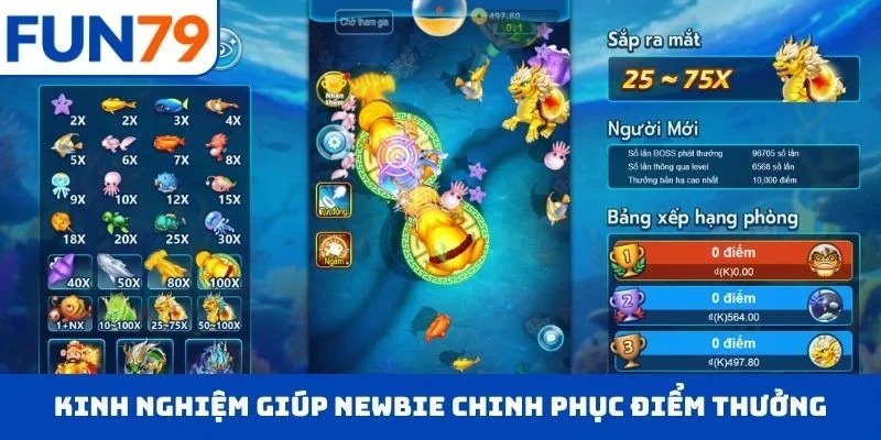 Bắn Cá Thần Rồng – Đại Dương Dậy Sóng, Nhận Thưởng Cực Nóng Kinh nghiệm giúp newbie chinh phục điểm thưởng cực khủng