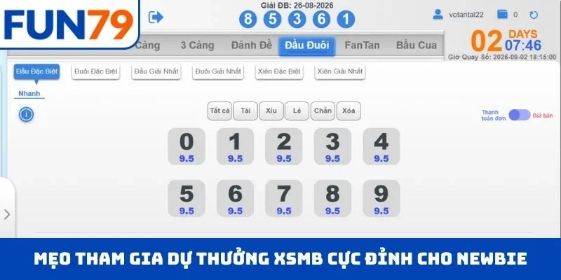 Xổ Số Miền Bắc Online Cùng FUN79 – Chơi Hay Nhận Thưởng Ngay Mẹo tham gia dự thưởng XSMB cực đỉnh cho newbie