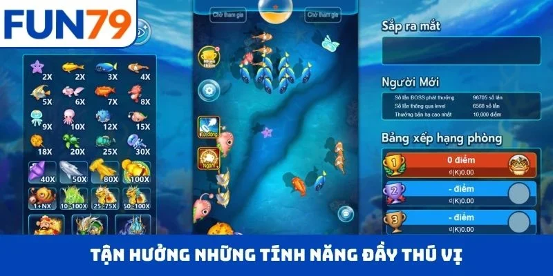 Bắn Cá Thần Rồng – Đại Dương Dậy Sóng, Nhận Thưởng Cực Nóng Tận hưởng những tính năng đầy thú vị khi săn sinh vật biển online