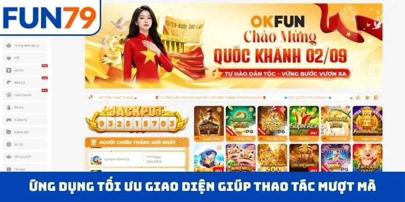 Tải App FUN79 Ứng dụng tối ưu giao diện giúp thao tác mượt mà ổn định